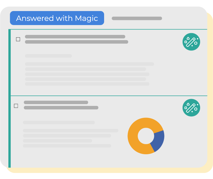 Answered with Magic screen