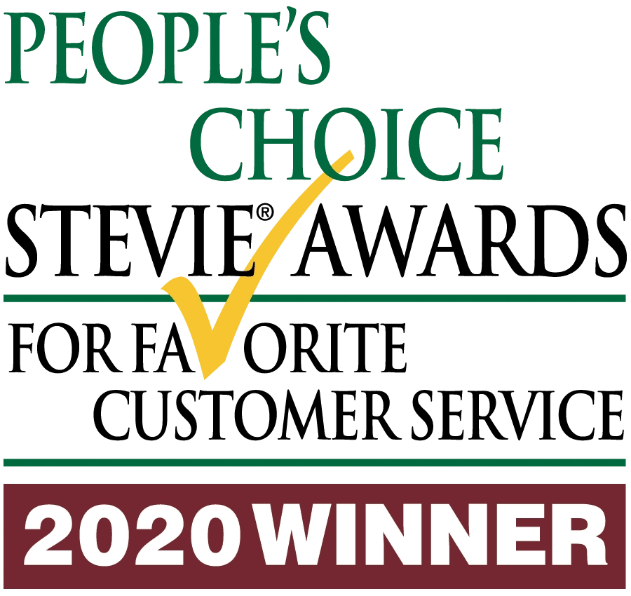 People's choice Stevie Award for favourite customer service 2020