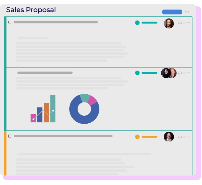 Proposal entries screen