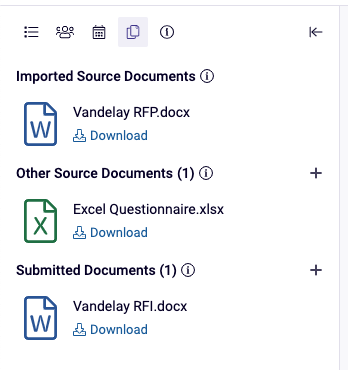 View of how to add multiple documents to Loopio.