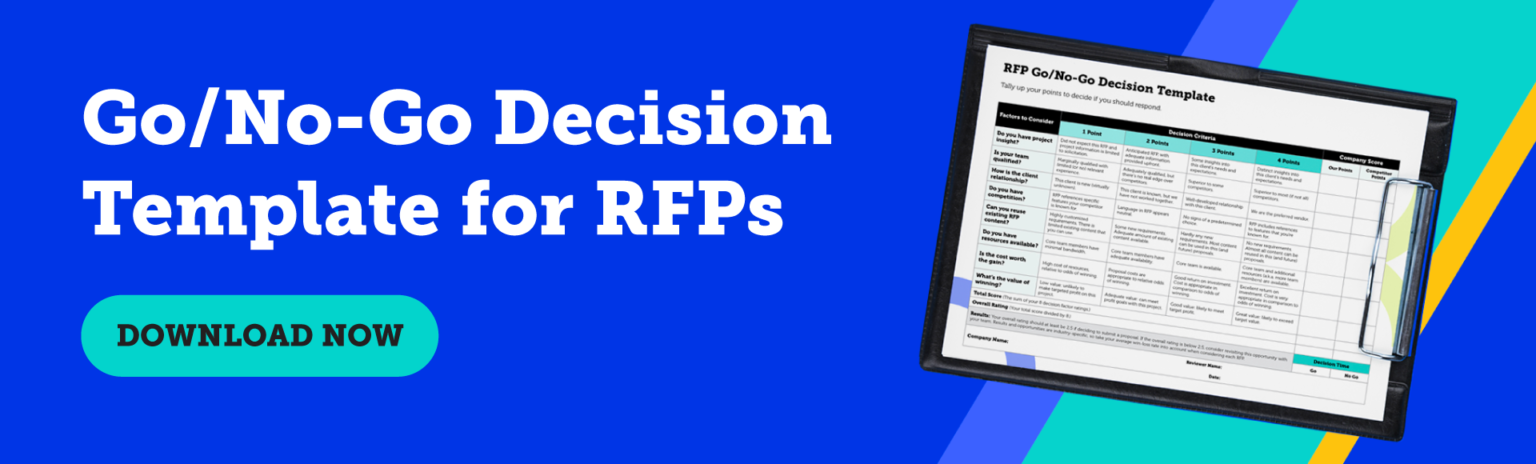 Go/No-Go Decision Template for RFPs