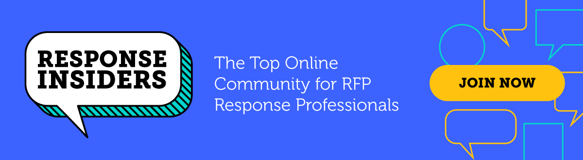 Are you a proposal manager? Meet the top online community for RFP response professionals.