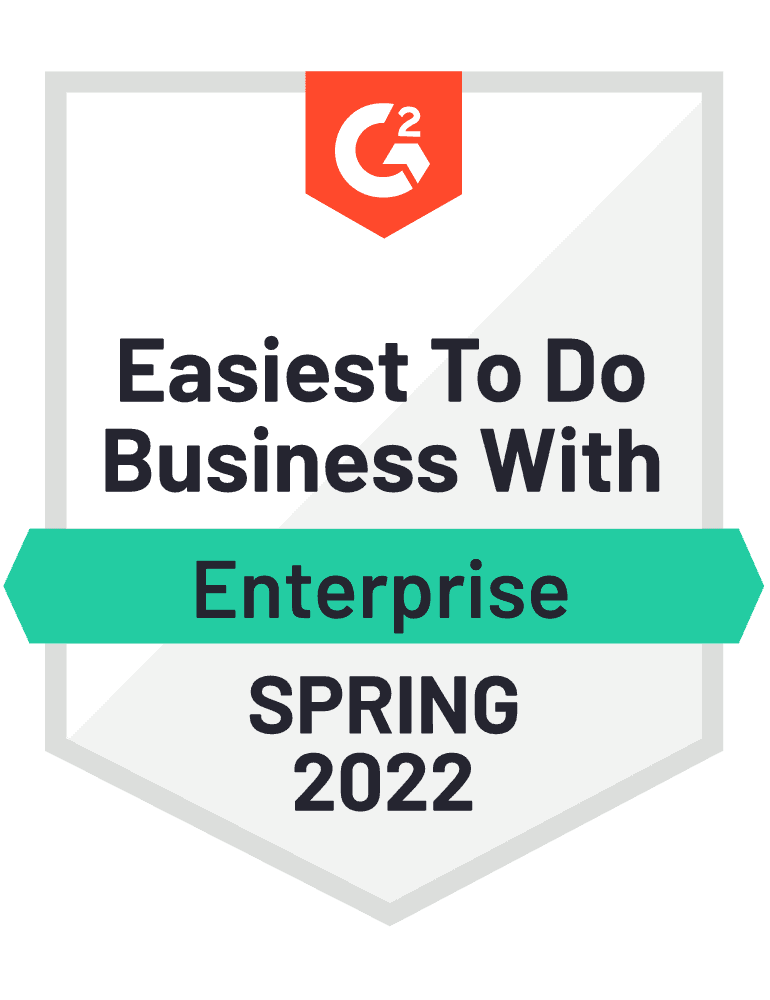 G2 awarded Loopio the Easiest To Do Business With in Enterprise sector, Spring 2022