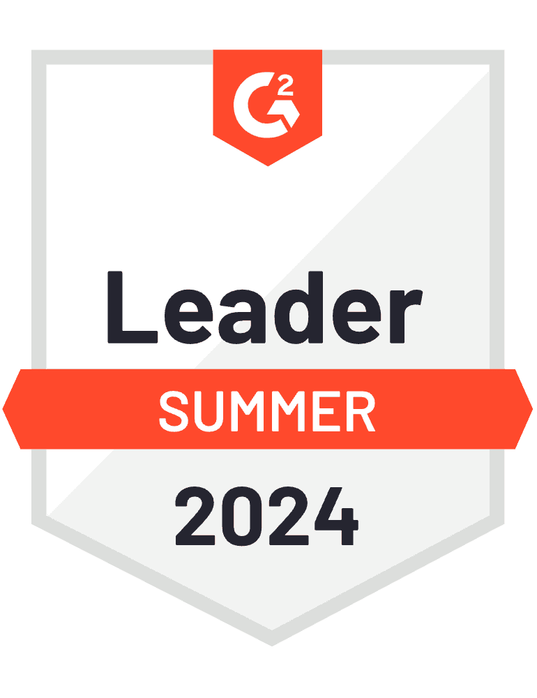 G2 award badge Summer 2024 Leader