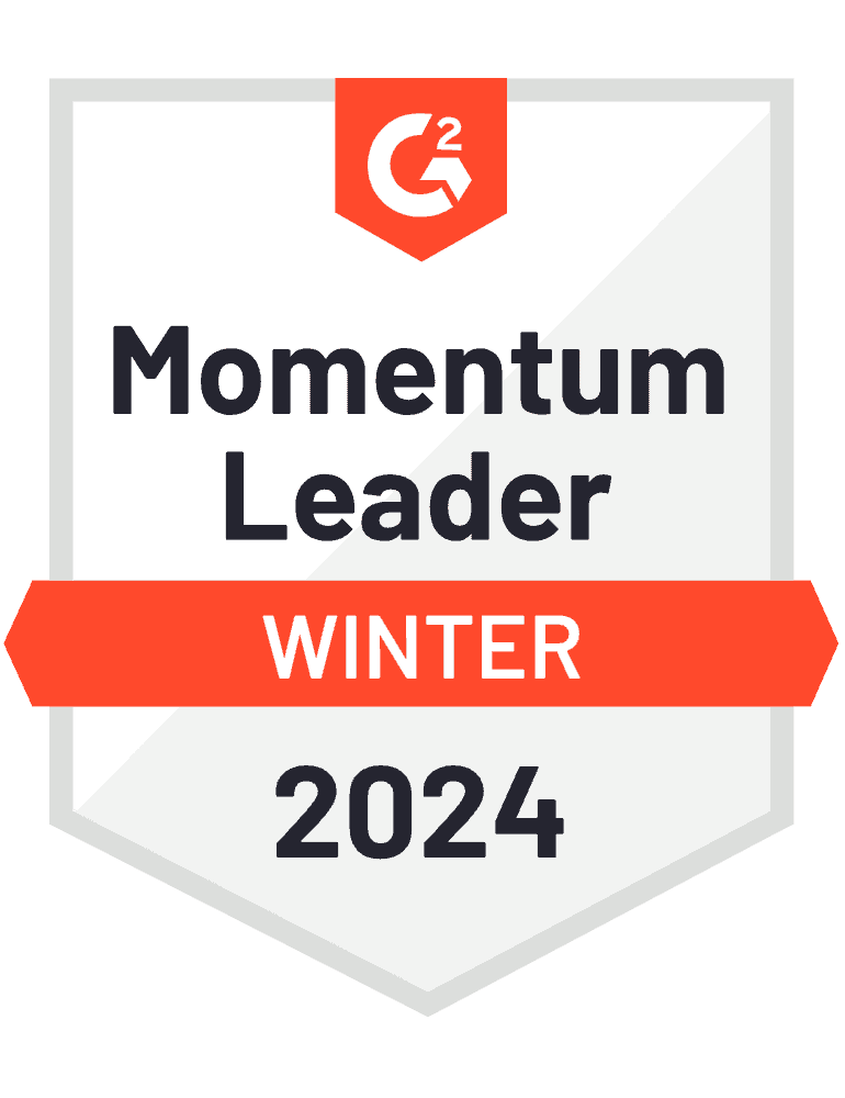 G2 Winter 2024 Award for Momentum Leader