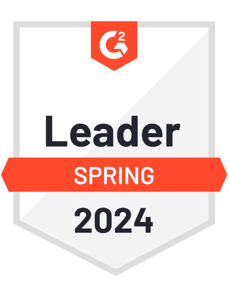 G2 award for Leader Spring 2024.