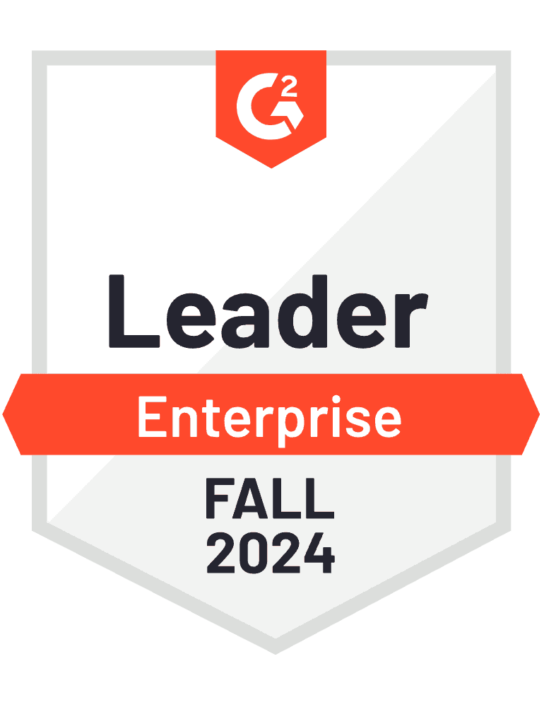 G2 award badge leader enterprise Fall 2024