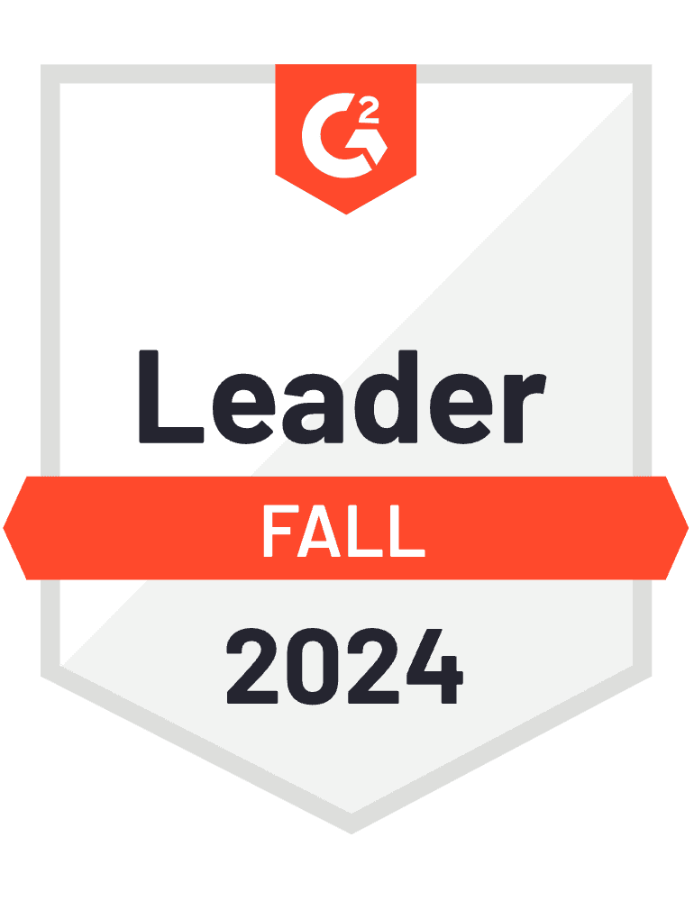 G2 award badge leader Fall 2024