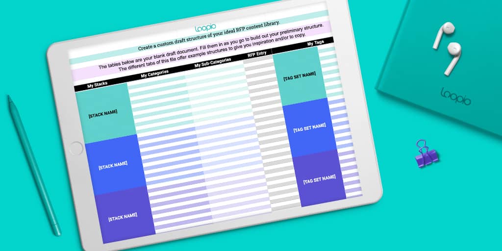 Template: Design Your Ideal RFP Library Structure