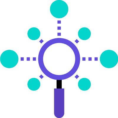 Magnifying glass used to search for feedback