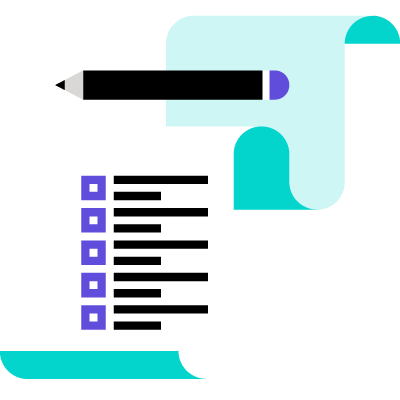 Questionnaire and a pen